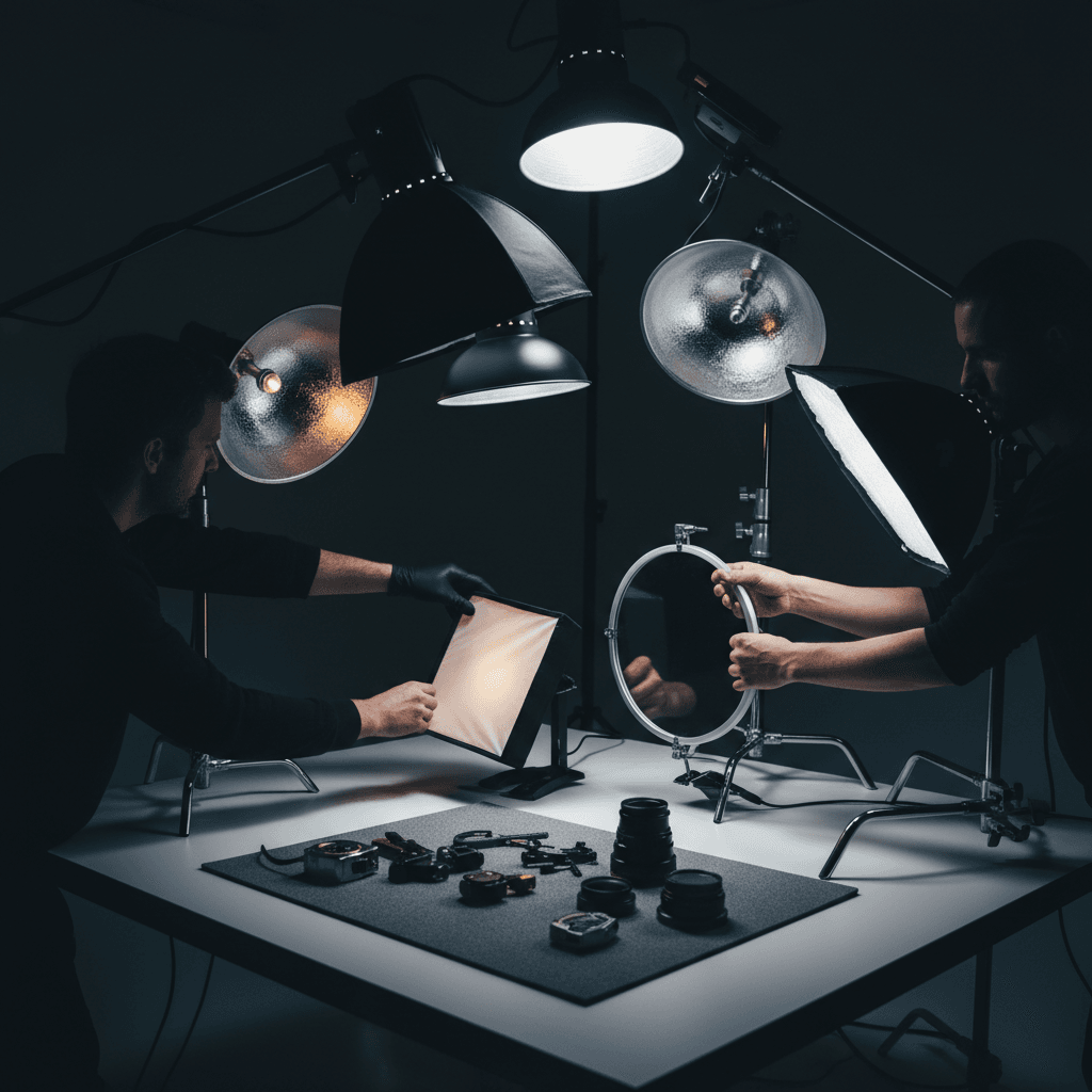 Studio setup for high-performance video production